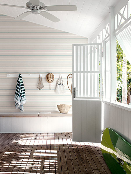 WALLQUEST | | Nantucket Stripes 2