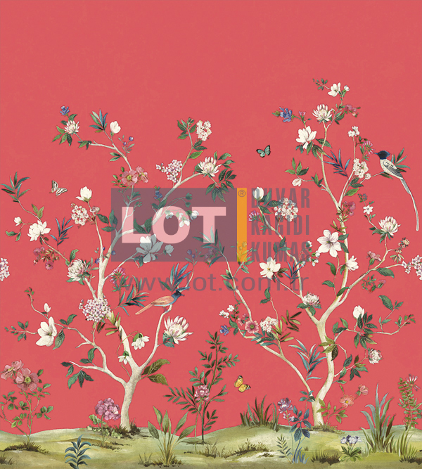 Chinoiserie Magnolia Mural DB30501M