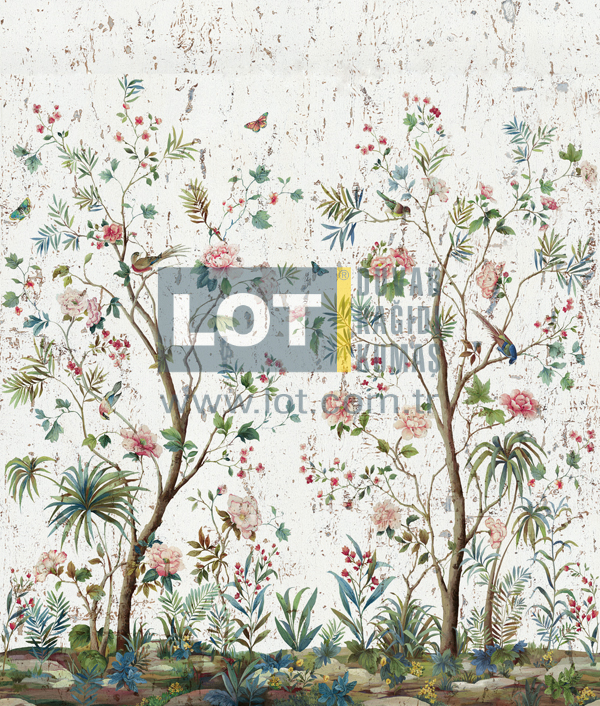 Charleston Garden Mural DB32400M