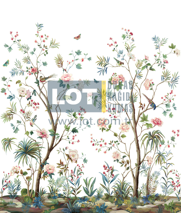 Charleston Garden Mural DB32405M