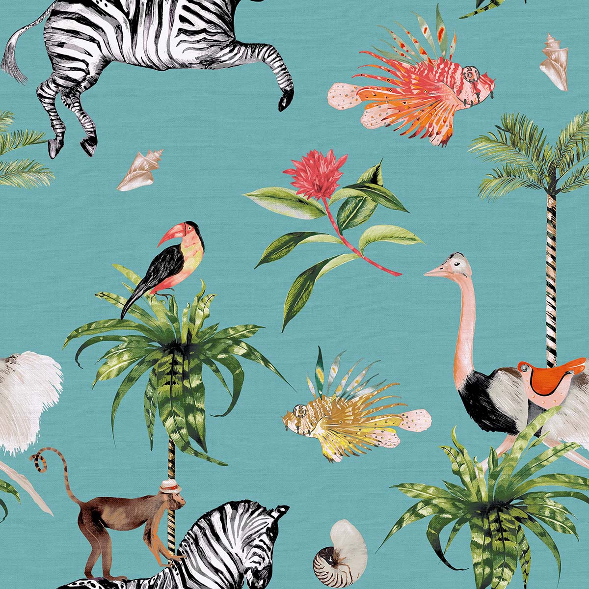 Daisy Bennet - Botanica mural DB51204